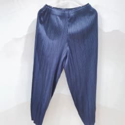 Miyake Pleated Pocket Pencil Pants Women High Fashion Korean Casual Elastic Waist Carrot Cone Pants