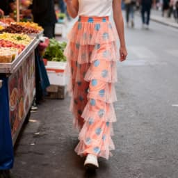 Women's Fashion y2k Vintage Sequin Tulle Pants Dot Print Elastic High Waist Tiered Loose Wide Leg Trousers for All Seasons