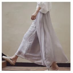 Women's Vintage Chinese Style Wide Leg Pants Female Casual Cotton Linen Loose High Waisted Pants Trousers 2026 Spring PA34