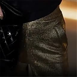 Limiguyue High End Gold Shiny Pants Women Soft Thin Leather Pant Spring Casual Loose Wide Legs Hanging Trousers Office Lady 884P