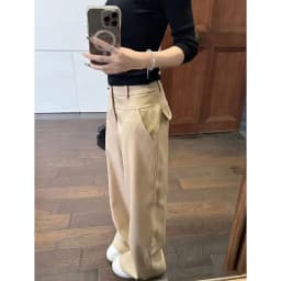 Khaki Wide Leg Pants for Women 2026 Spring Summer High Waist Slimming Suit Pants Woman High-End Elegant Loose Straight Trousers