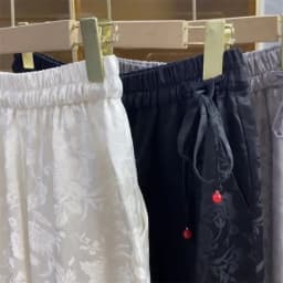 Fashion Jacquard Chinese Style Trousers 2025 High Waist Elastic Waist Ladies Loose Straight Casual Pants Wide-leg Pants Female