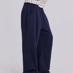 Women Baggy Wide Leg Sweatpants Oversized Elastic Waist Fleece Athletic Pants Fashion Joggers Streetwear for Autumn Winter