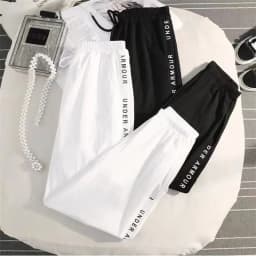 Women's Summer Thin Hollow Sports Pants 2025 New Female Ankle-Length Pants Lady Casual Loose Versatile Bind One's Feet Pants