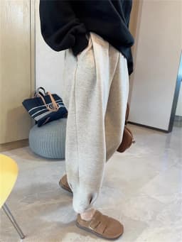 Fleece Sweatpants for Women Fall Winter 2024 New Fashion High Wasited Baggy Casual Trousers Ladies Chic Solid Y2k Pants