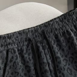 Leopard print wide-leg pants for women high-waisted slimming 2025 new style loose fleece and thickened casual straight-leg pants