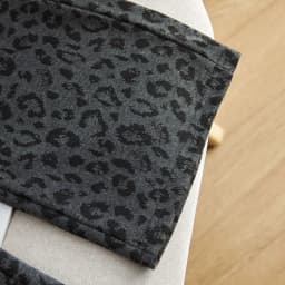 Leopard print wide-leg pants for women high-waisted slimming 2025 new style loose fleece and thickened casual straight-leg pants