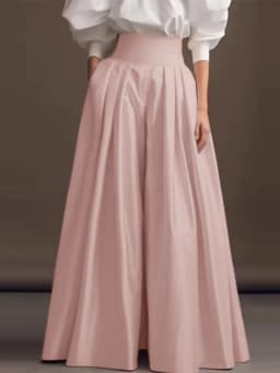 2025 ZANZEA Vintage High Waisted Office Pantalons Fashion Solid Pleating Pants Women Wide Leg Formal Trouser Casual Pockets Pant