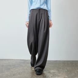 TOYOUTH Women's High Waist Pleated Suit Wide Leg Pants Fall 2026 Drapey Slimming Office Commute