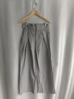 Pleated Spliced Ropa Mujer High Waist Straight Pantalones Women Wide Leg Pants Spring Womens Clothes Double Pockets Trousers