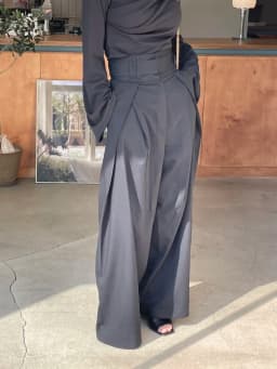 Pleated Spliced Ropa Mujer High Waist Straight Pantalones Women Wide Leg Pants Spring Womens Clothes Double Pockets Trousers