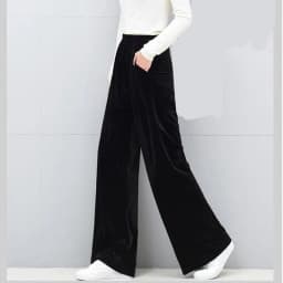 2026 Winter velvet trousers,Korean fashion Women Autunm high waist streewear casual velour pants,plus size black spodnie damskie