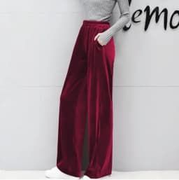 2026 Winter velvet trousers,Korean fashion Women Autunm high waist streewear casual velour pants,plus size black spodnie damskie