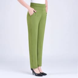 2024 Women Spring Summer Women New Middle-aged Thin Pants Female Elastic Waist Casual Pant Ladies Long Straight Trousers Y781