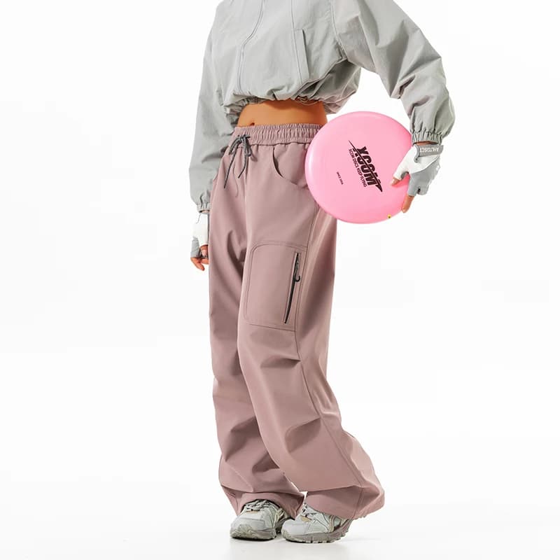 CHRLCK Women Waterproof Hiking Pants Autumn Mountaineering Cargo Pants Breathable Fishing Camping Cycling Trekking Trousers