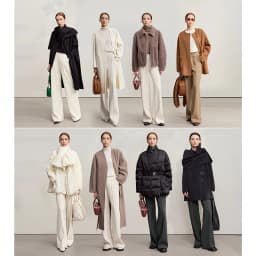 AMII Minimalist Pants For Women 2026 Winter New Solid Color Knitted Wide-leg Pants Commuter Ladies Trousers Clothing 12544045