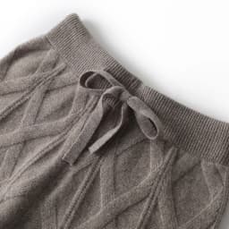 Office Lady Women Wool Pants Autumn Winter Thick Cashmere Wide Leg Trousers 100% Merino Wool Knitted Grace Retro Jacquard Pants