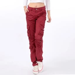 Cotton Pantalon Femmes 2026 Men Women Workout Military Multi-Pocket Baggy Cargo Pants Loose Straight trousers Hip Hop Pants 3362