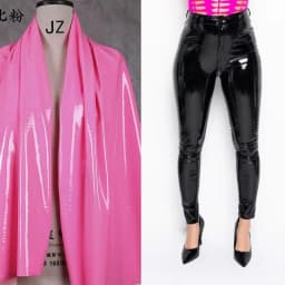 Women Plus Size Shiny Patent Leather Skinny Pants Button Zipper PU Slim Sexy Pencil Pant Nightclub Trouser New Custom Streetwear