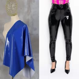 Women Plus Size Shiny Patent Leather Skinny Pants Button Zipper PU Slim Sexy Pencil Pant Nightclub Trouser New Custom Streetwear