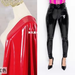 Women Plus Size Shiny Patent Leather Skinny Pants Button Zipper PU Slim Sexy Pencil Pant Nightclub Trouser New Custom Streetwear