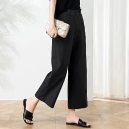 Slimming High Waist Wide Leg Pants Nine Points Loose Fit Casual Straight Leg Thin Summer Trousers for Women Korean Style