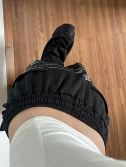 American Style Glitter Letter Sports Pants Wide Leg Jazz Dance Pants Casual Long Pants for Women Spring Autumn Winter Loose Fit