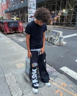 Y2K New Double Waisted Sweatpants Mens Womens Harajuku Retro Letter Graphics Embroidered Gothic Straight Casual Pants Trousers