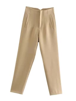 2025 Pencil Women Pants High Waist Pants for Women With Seam Detail Streetwear Woman Ankle Trousers Autumn Office Wear Pant