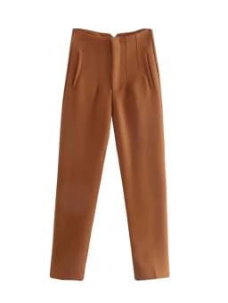 2025 Pencil Women Pants High Waist Pants for Women With Seam Detail Streetwear Woman Ankle Trousers Autumn Office Wear Pant