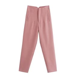 2025 Pencil Women Pants High Waist Pants for Women With Seam Detail Streetwear Woman Ankle Trousers Autumn Office Wear Pant
