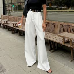 Women Spring Fashion Stright Wide Leg Long Pants High Waist White Pants Fashion Women Clothes Pants Female Trousers