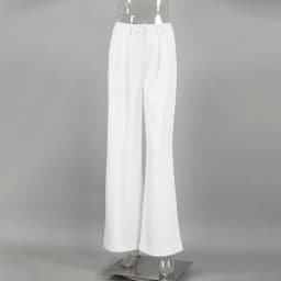Women Spring Fashion Stright Wide Leg Long Pants High Waist White Pants Fashion Women Clothes Pants Female Trousers