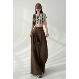 MEXZT Streetwear Wide Leg Pants Women Korean Black High Waist Suit Pants Summer Fashion Elegant Lace Up Straight Trousers New