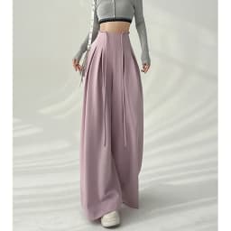 MEXZT Streetwear Wide Leg Pants Women Korean Black High Waist Suit Pants Summer Fashion Elegant Lace Up Straight Trousers New