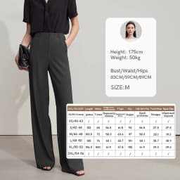 AMII Minimalist Pants 2026 Autumn New Elegant Luxury Office Lady Casual Loose Trousers Elastic Straight Wide Leg Pants 12523044