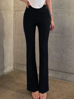 Office New Slim High Waisted Suit Pants Korean Fashion Women's Casual Bootcut Pantalones Wide Leg Straight Elegant Trousers