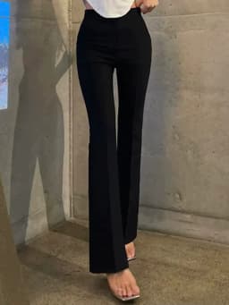 Office New Slim High Waisted Suit Pants Korean Fashion Women's Casual Bootcut Pantalones Wide Leg Straight Elegant Trousers