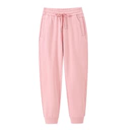 Fashion Spring Autumn 380g Cotton Sweatpants Women's Casual Trousers 7-colors Elastic-waist Pencil Pants Comfy Bundle Foot Pants