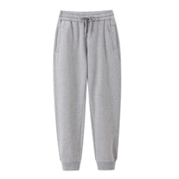 Fashion Spring Autumn 380g Cotton Sweatpants Women's Casual Trousers 7-colors Elastic-waist Pencil Pants Comfy Bundle Foot Pants