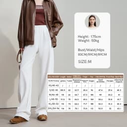 AMII Minimalist 2025 Autumn New Arrival Lady Wide Leg Pants Loose Pure Cotton Knitted Casual Trousers Women Clothing 12523098