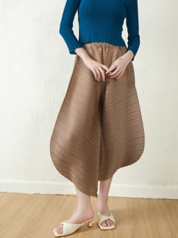 Miyake Pleated Bloomers Women Big Size High Waist Harem Pants Korean Fashion Loose Casual Wide Leg Trousers