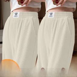 Ice Silk Slim Wide Leg Pants Women High Waist Loose Casual Thin Summer Drapey Straight Cut Trousers Korean Style Commute