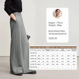 Amii Casual Women's Pants 2025 Winter New Thicken Cotton Warm Elastic High Waist Sollid Versatile Wide Leg Trousers 12544138