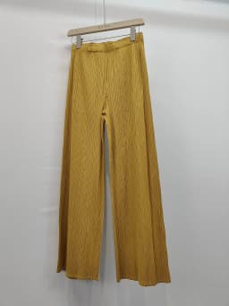 Miyake Pleated Casual Pants Women 2025 Summer New Temperament Mid-waist Pleated Long Paragraph Splicing Straight Pants