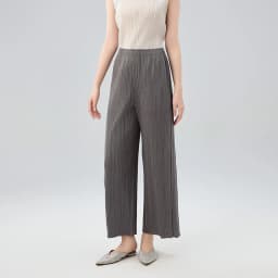 Miyake Pleated Casual Pants Women 2025 Summer New Temperament Mid-waist Pleated Long Paragraph Splicing Straight Pants