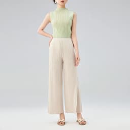 Miyake Pleated Casual Pants Women 2025 Summer New Temperament Mid-waist Pleated Long Paragraph Splicing Straight Pants