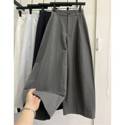 Summer Female Fashion High Waist Loose Pants Spring Ladies Straight Trousers Korean Women High-end Solid Color Casual Pantalons