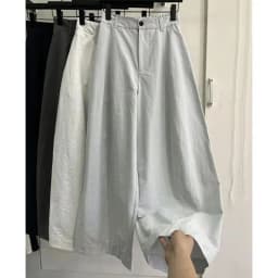 Summer Female Fashion High Waist Loose Pants Spring Ladies Straight Trousers Korean Women High-end Solid Color Casual Pantalons