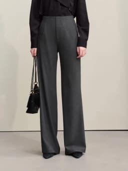 Amii Women's Pants 2026 Summer New Commuter Wrinkle Resistant Micro Flared Pants Casual Simple Versatile Woman Trousers 12611007
